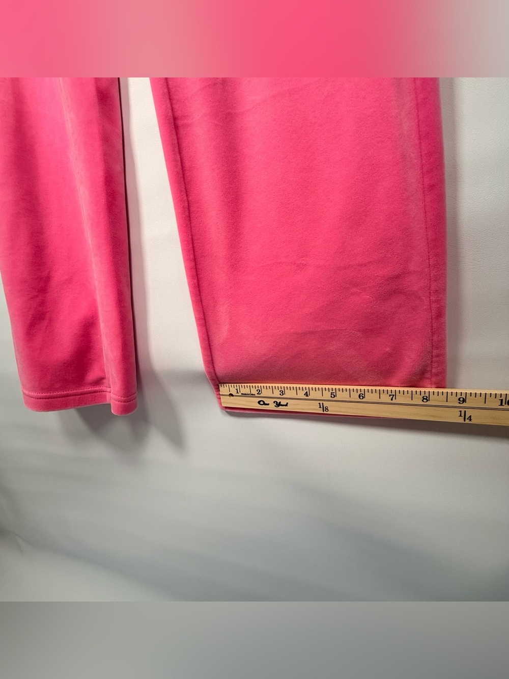 Juicy Couture Pink Velour Hoodie & Sweatpants Track Suit Rhinestone Y2K Size L - Picture 15 of 15